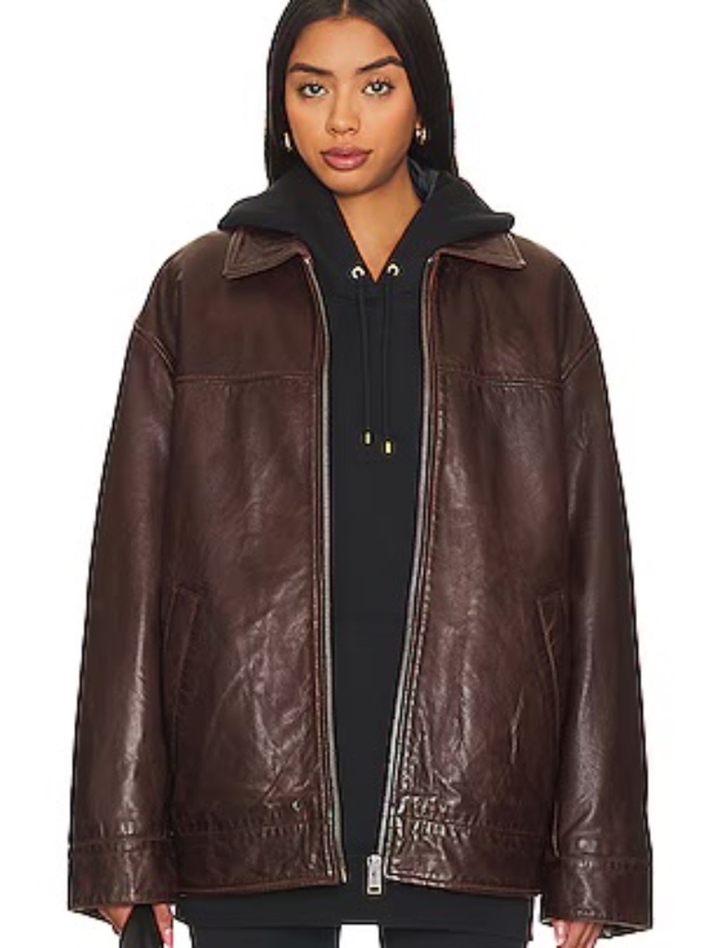 Lemarque brown leather jacket